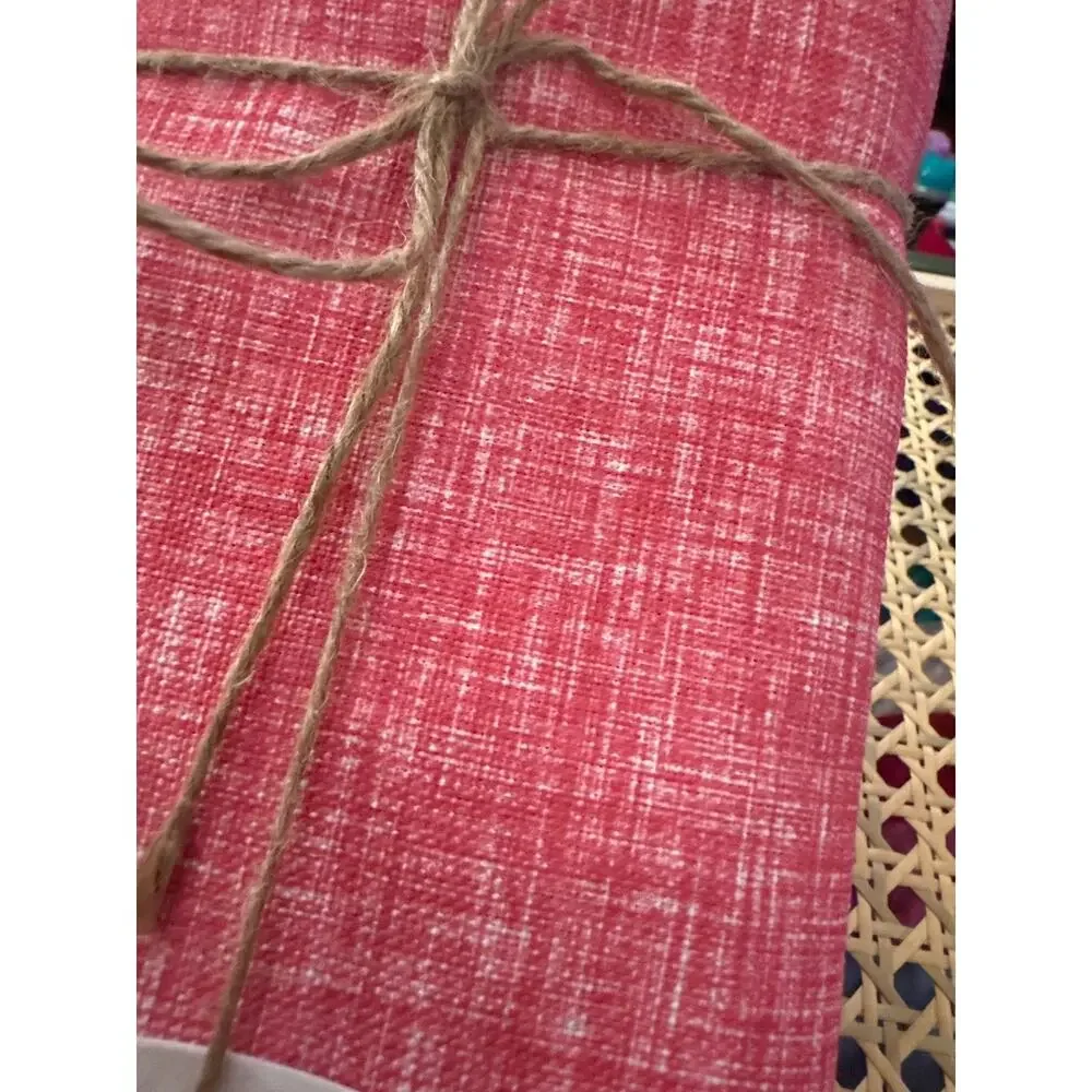 Tommy Bahama Fabric Napkin 18x18 Set Of 6 Indoor Outdoor Magenta Woven Cross Dye